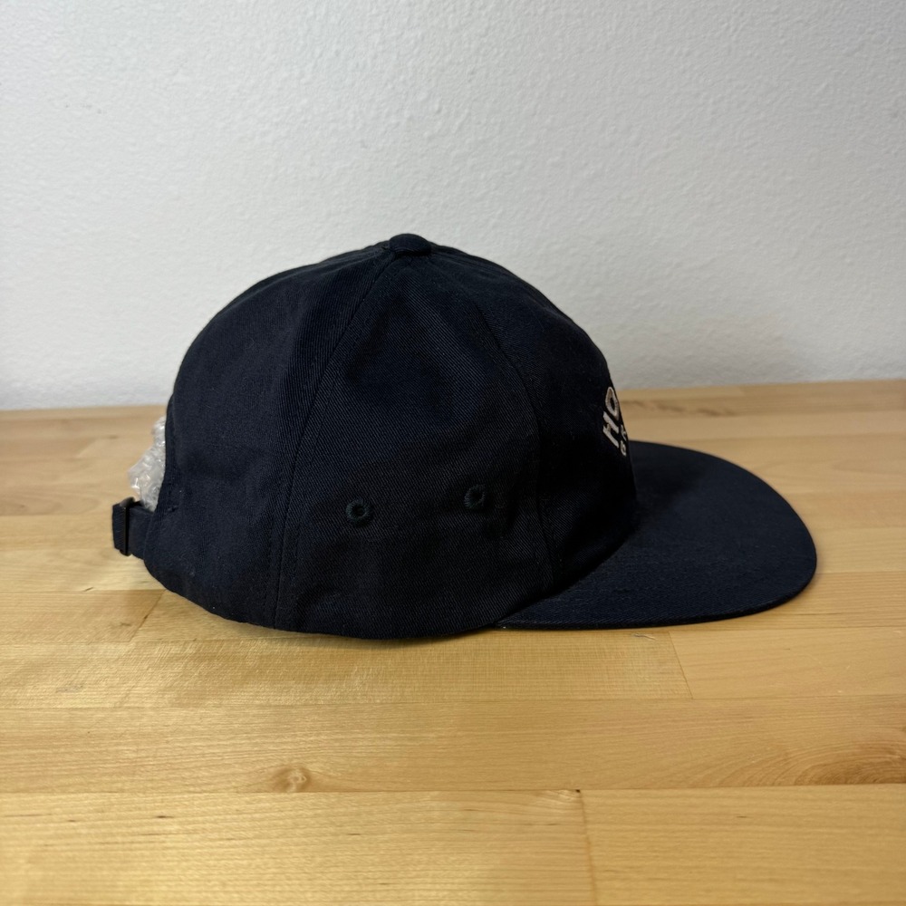 Howler Brothers Mens Navy Blue Embroidered Floral Logo Cotton Strapback Hat Cap - Picture 5 of 12
